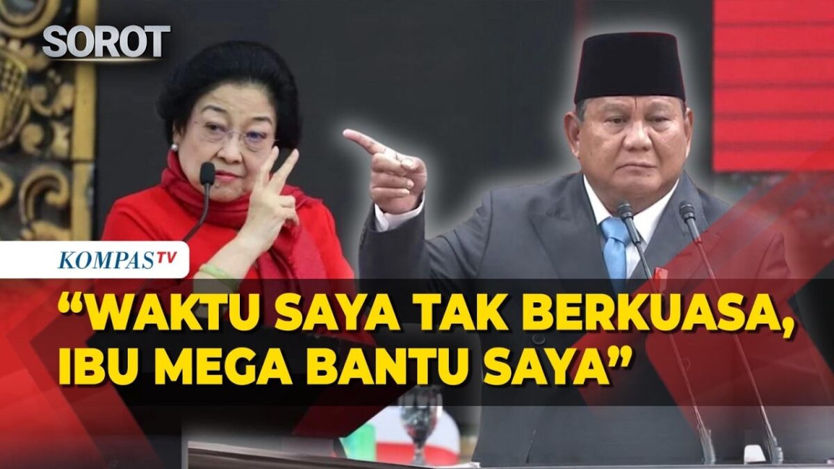 Presiden Prabowo: Waktu Saya Tidak Berkuasa, Ibu Mega Bantu Saya di Bidang Ekonomi